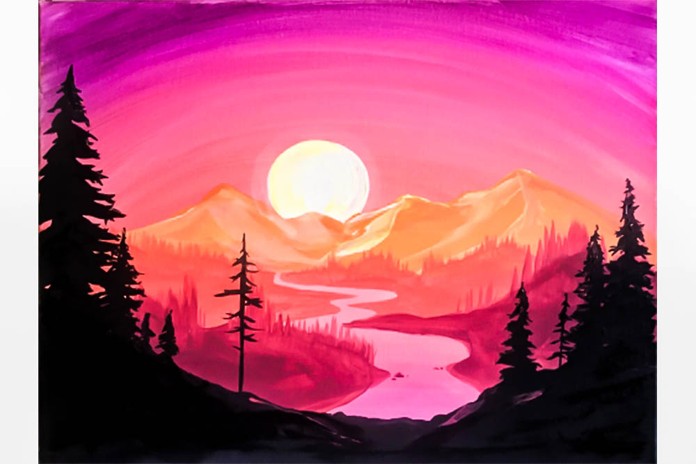 Five Things You Didn't Know About Sunset Silhouette Painting Painters